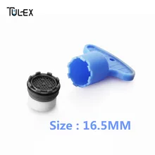 TULEX аэратор для смесителя скрытый сердечник 16,5 мм 6-8L фильтр с носиком Bubbler с набором инструментов для самостоятельной установки для ванной комнаты кран для кухни