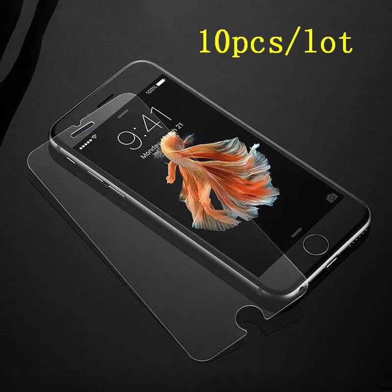 10pcs/lot 0.3mm 2.5D 9H tempered glass screen protector for iphone 8 X