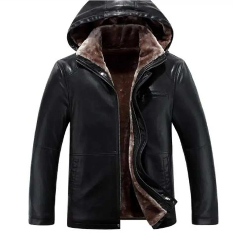 2 M-4XL, хит, зимняя мужская новая модная куртка для отдыха со съемным капюшоном из овечьей шерсти - Цвет: 2