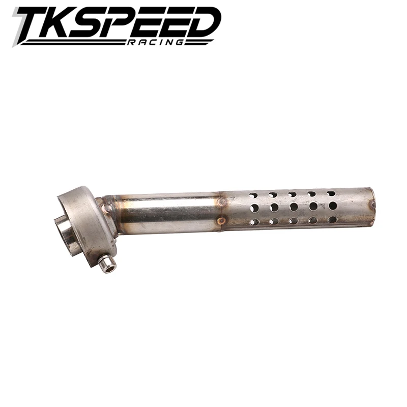 FREE SHIPPING New Metal Motorcycle Angled DB Killer Bend Muffler Exhaust Silencer Diameter 48mm Length 190mm