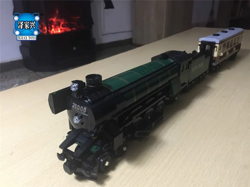 

1109Pcs Technic Series Emerald Night Train Model Building Kit Blocks Bricks Toy Compatible with Educational Lepins Figures Toys