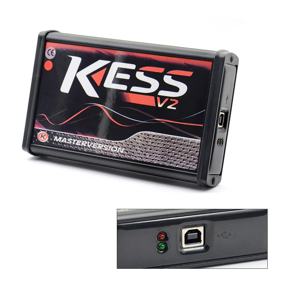 Горячее предложение! Онлайн ЕС красный Kess V5.017 Kess V2 V2.23 V2.47 OBD2 менеджер Тюнинг Комплект KTAG KESS Master V2.23 ECU программирующее устройство