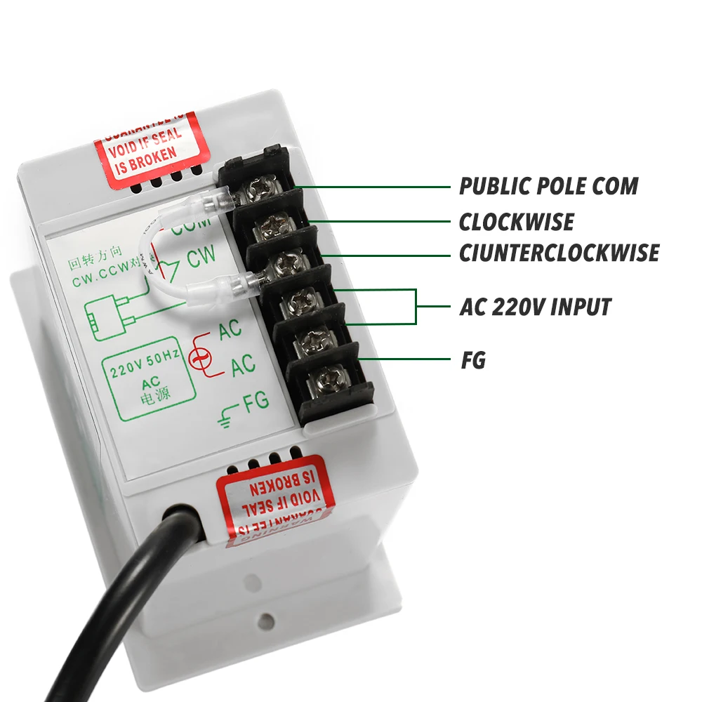 Digital Speed Motor Controller Wide Speed Range 400W AC Motor Controller Forword Backword Motor Speed Regulator Controller