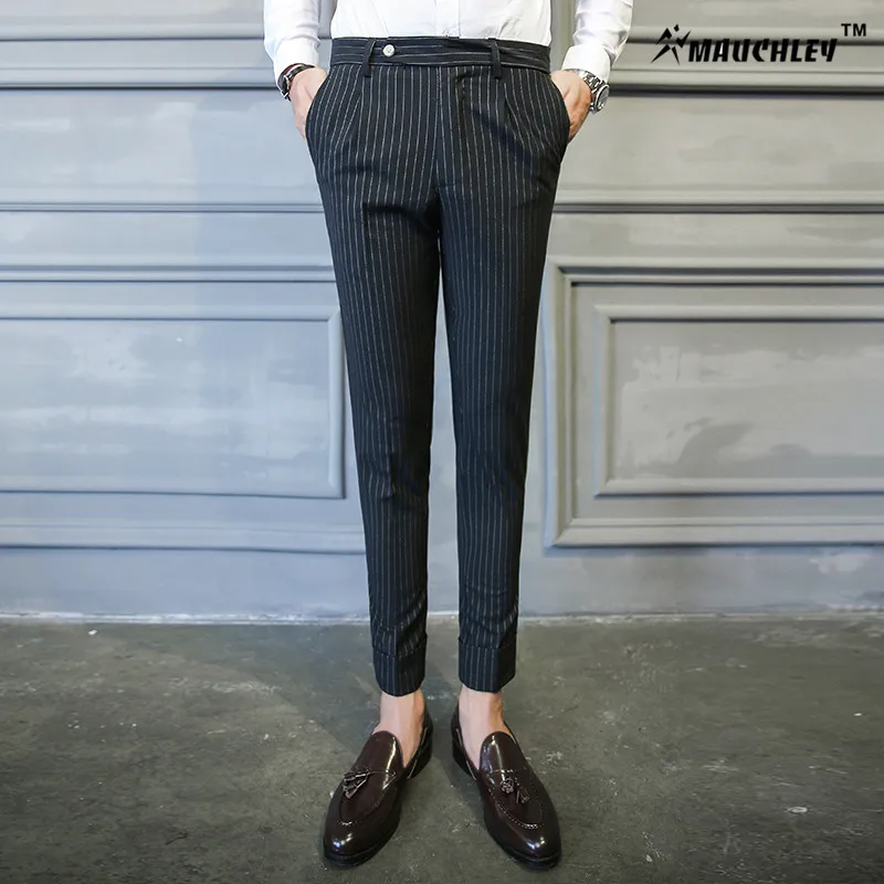dress pants with stripes