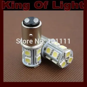 

100x High quality led Car styling lighting s25 p21/5w bay15d 13SMD 1157 13 leds SMD 5050 brake parking light Free shipping