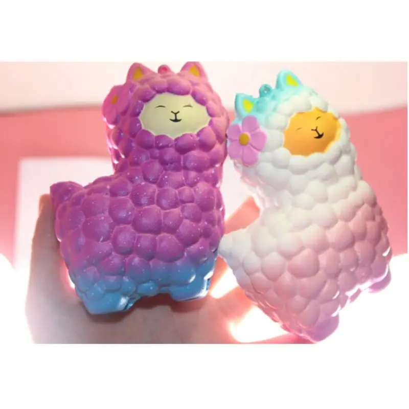 Милые игрушки из альпаки овечий Jumbo мягкие игрушки мягкие антистрессовые игрушки декор, рождественский подарок