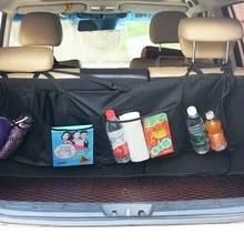 

Durable Car Organizer Back Rear Trunk Seat Elastic String Holder Nets Mesh Pocket Cage Carrying Storage Bag Accessories