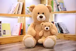 Новый 100 см гигантский каваи креативный мать и Детский плюшевый Медвежонок плюшевые игрушки для детей девочек мягкие милые животные