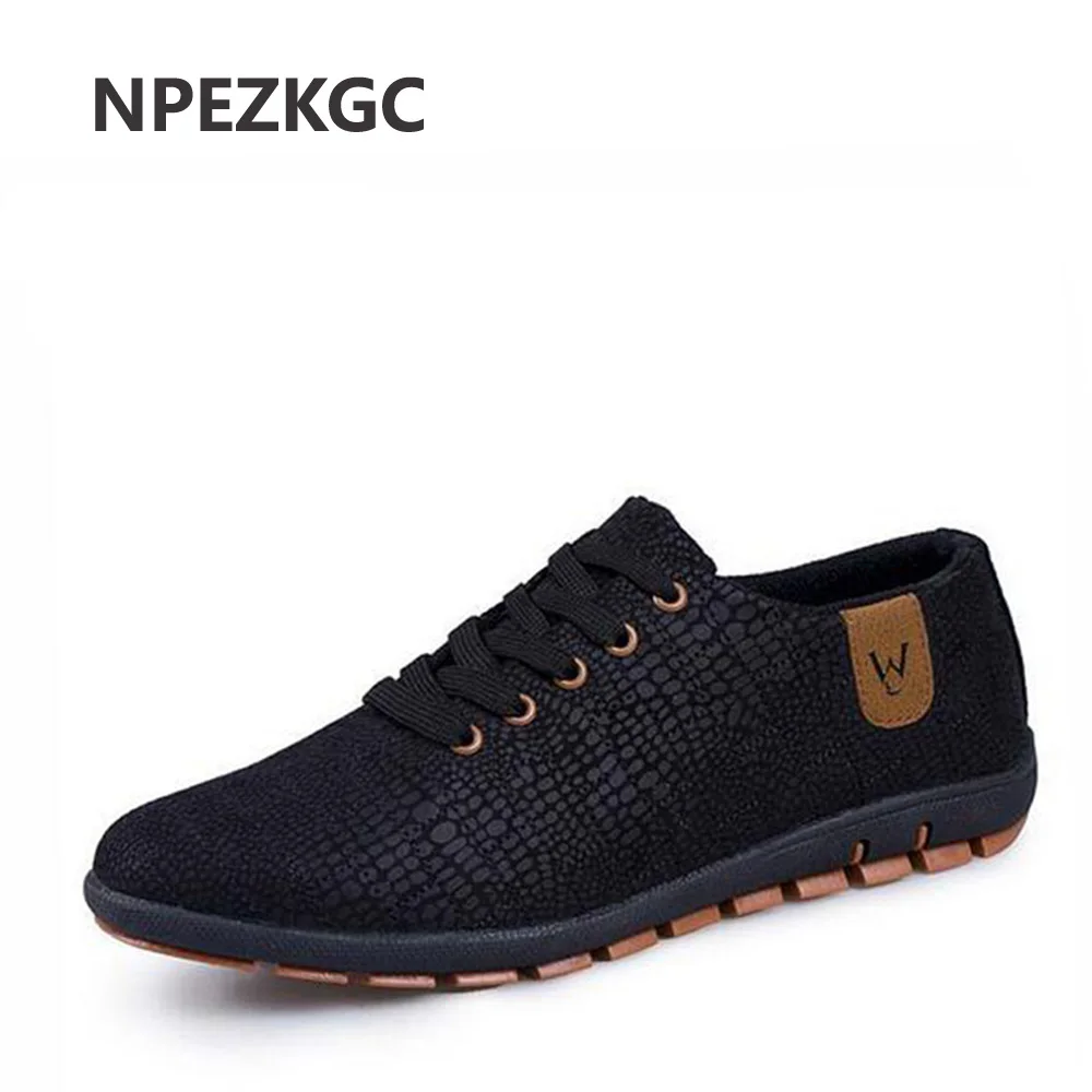 

NPEZKGC Spring Summer Canvas Men Shoes Breathable Male Casual Fashion Light Low Lace Up Shoes Flats Plus Size 45,46,47