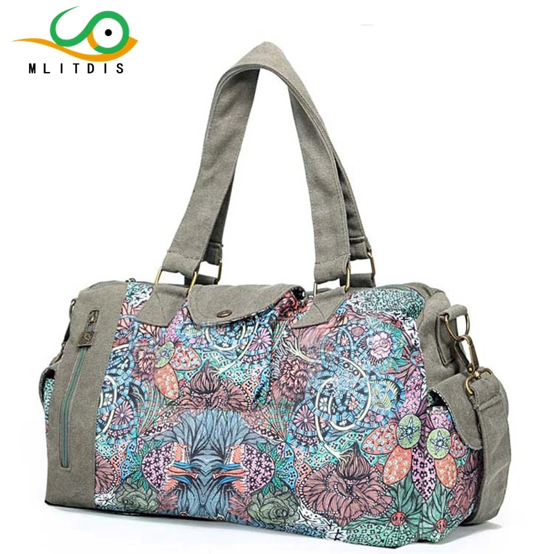 canvas tote with compartments