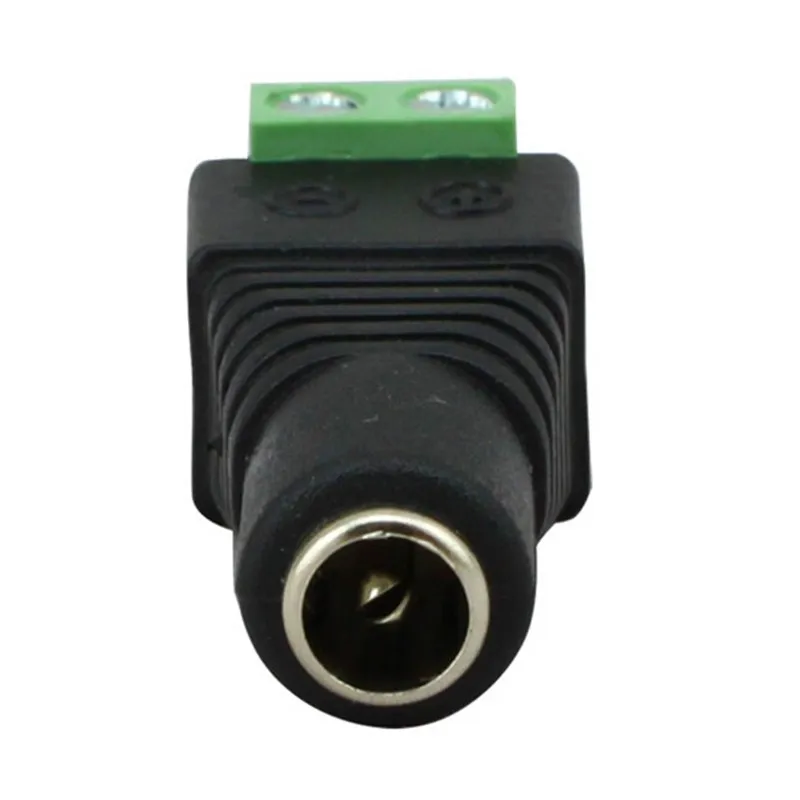 50PCS 2.1x5.5mm DC Power Female Jack Plug Connector Adapter For CCTV Camera 