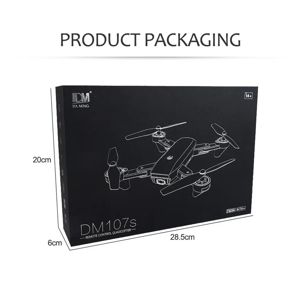 LeadingStar DM107S XS809 складной wifi RC Квадрокоптер набор высота вертолет Дрон с широкоугольной камерой