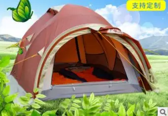 

Double Four Seasons Tunnel Tent Manually Set up Outdoor Tent Double Double Camping Tent