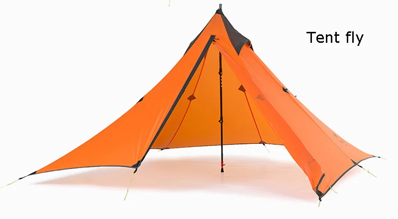 Naturehike Double Layers Minaret Ultralight Pyramid Tent Ultra-light Tents Outdoor Camping With Mat For 1-2 person