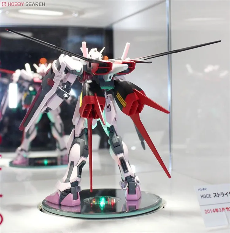 Bandai Gundam HGCE HGUC 1/144 MBF-02+ AQM/E-X01 STRIKE ROUGE костюм мобильного воина фигурки собрать модель Наборы игрушка