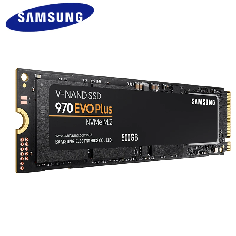 Samsung внутренний SSD 970 EVO Plus 250 ГБ 500 ГБ 1 ТБ твердотельный жесткий диск NVMe M2 PCIe 3,0x4 NVMe 1,3 частичный для ноутбука