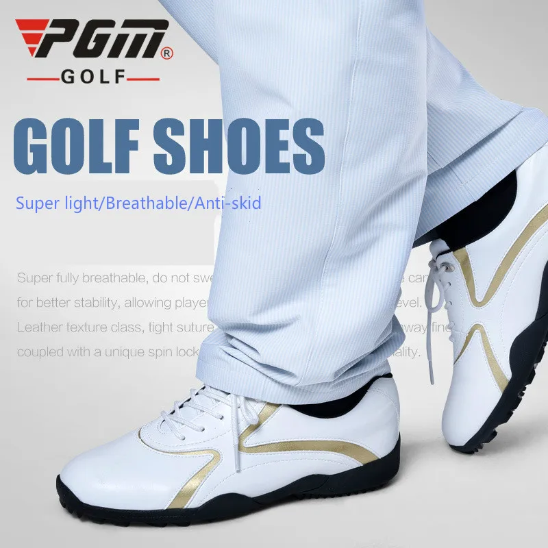 PGM golf Мужская обувь летняя спортивная обувь из микрофибры для отдыха для мужчин дышащие водонепроницаемые противоскользящие кроссовки Большие размеры