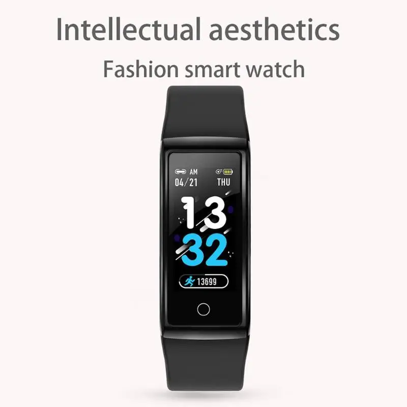 H3 Для женщин Для мужчин Smart Band IP67 Водонепроницаемый спортивный смарт-браслет крови Давление монитор сердечного ритма сна Фитнес трекер