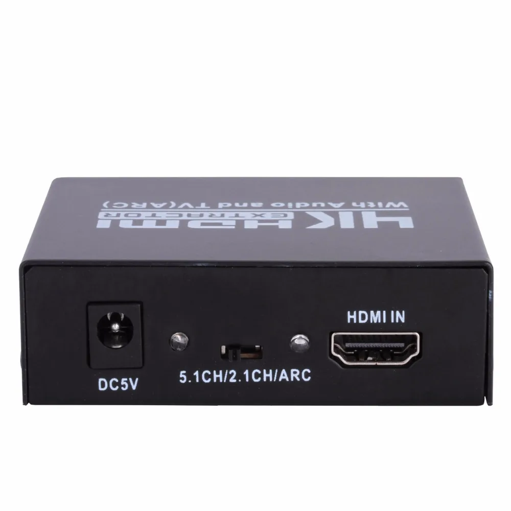 HDMI аудио эксрактор HDMI к HDMI и аудио SPDIF стерео аудио конвертер HDMI аудио сплиттер адаптер Поддержка 5.1ch