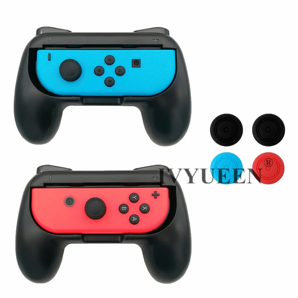 IVYUEEN 2 шт Обновление версии контроллер ручки для пульта Nintendo NS NX Joy-Con консоль Joy Cons держатель-синий/зеленый