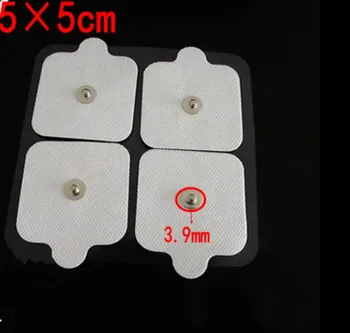 

20/40pcs 5*5cm SQUARE STUD Electrode Pads SELF ADHESIVE Reusable For Compex TENS EMS Units OSIM patch Family Doctor accessories
