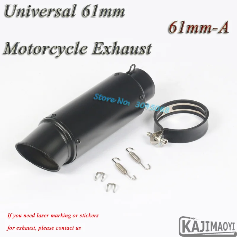 Универсальный мотоцикл GP выхлопных Escape для GSXR600 R6 R1 S1000RR CBR1000 ATV Z900 R3 изменение Нержавеющая сталь глушитель 51 мм 60 мм