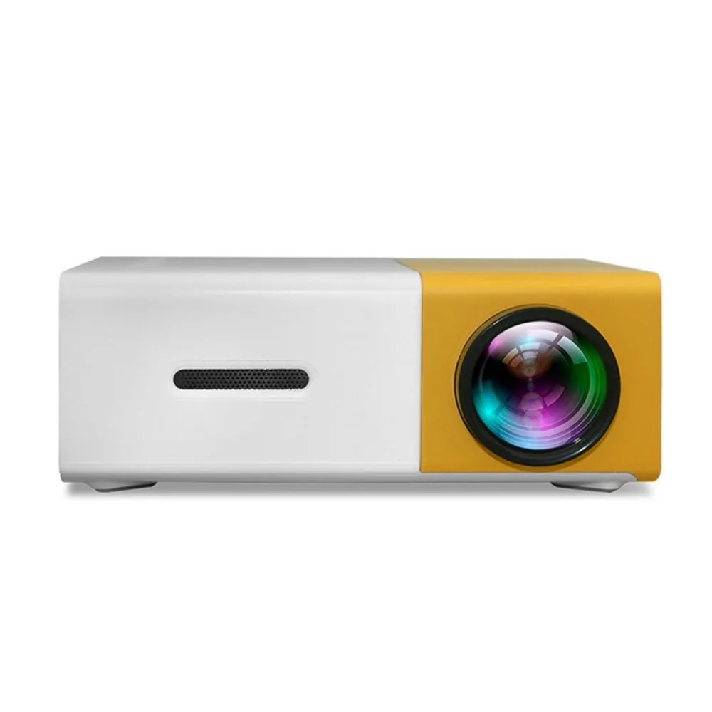 Светодиодный мини-проектор высокого разрешения ультра портативный HD 1080 P HDMI USB проектор медиа-плеер проектор для домашнего кинотеатра