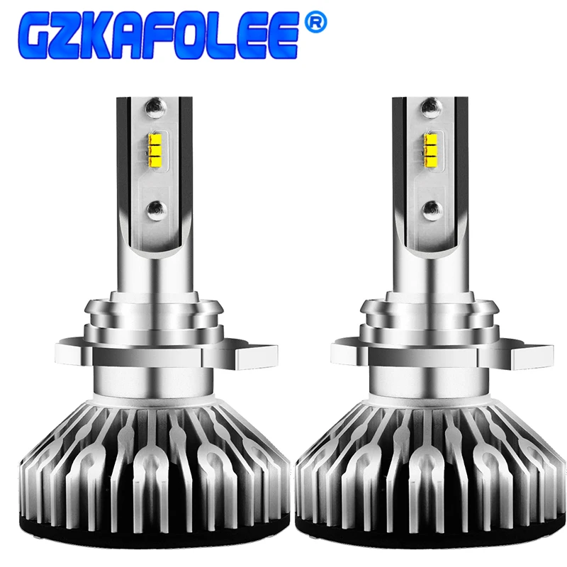GZKAFOLEE 6000 К мини V3 светодио дный H7 9012 лампы для авто фары противотуманные лампочки 12 В 24 В 5000LM