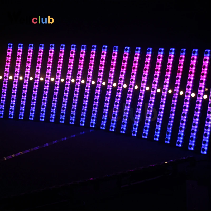8pcs14*3 Вт светодиодный настенный светильник бар Dj сценический светильник ing индивидуальный контроль луч эффект DJ пиксельный светильник ing для ландшафта и церкви