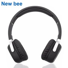 New Bee Wireless Bluetooth Headphones with Mic NFC Sport Bluetooth Headset with App Stereo Earphone for