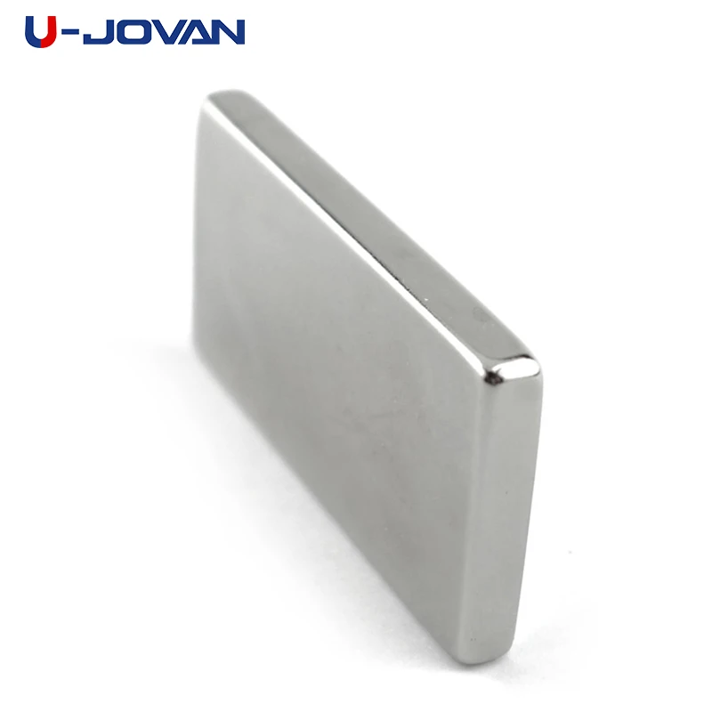 U-JOVAN 2 шт. кубом блок 50x25x5 мм супер сильный N35 редкоземельные магниты неодимовый магнит
