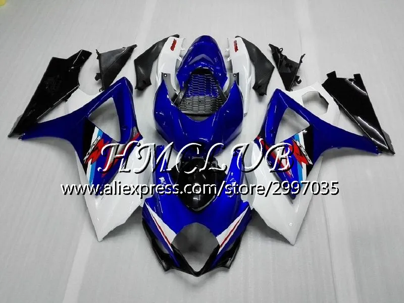 No. 12 Корпус для SUZUKI GSX-R1000 полностью глянцевый синий GSXR-1000 K7 GSXR 1000 2007 2008 34HC13 GSXR1000 07 08 кузов GSX R1000 07 08 обтекатель - Цвет: No. 12