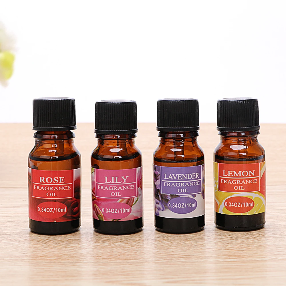 

4 Kinds Flavors Car Air Freshener Water Soluble Perfume Oil Natural Plant Essential Humidifier Car Perfume Accessories