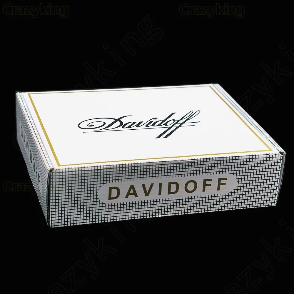 Davidoff Классический белый костяной фарфор керамический 2 слота сигары Пепельница держатель