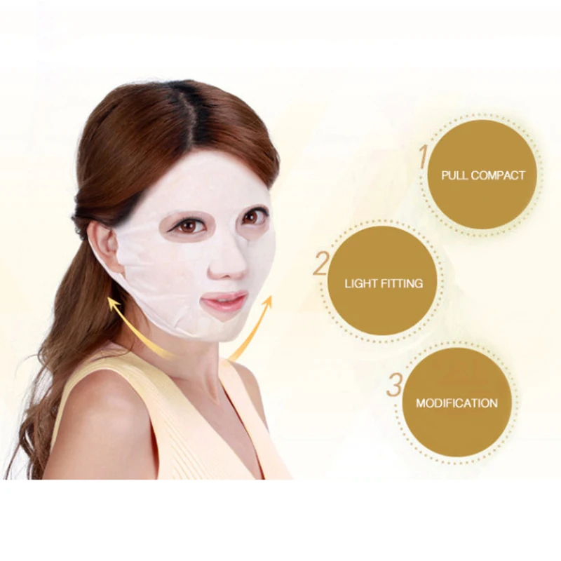 5 шт. маска для лица V-shaped Face укрепляющее, способствующее похудению убирает двойной подбородок увлажняющая маска SK88