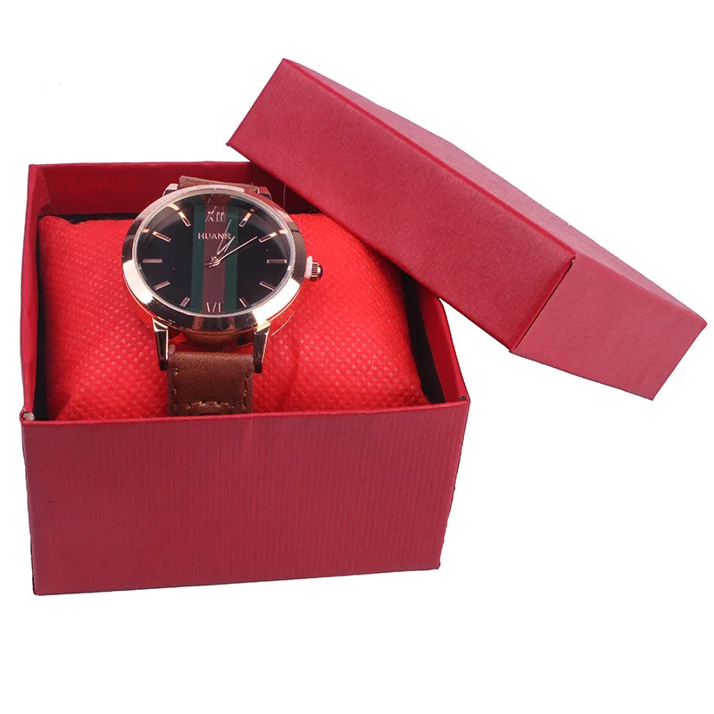 Zhoudongyu Celebrity Style Watch Canvas Watch Strap Square Watch Students COUPLE'S Watch Korean-style Simple Shaking Voice Netwo