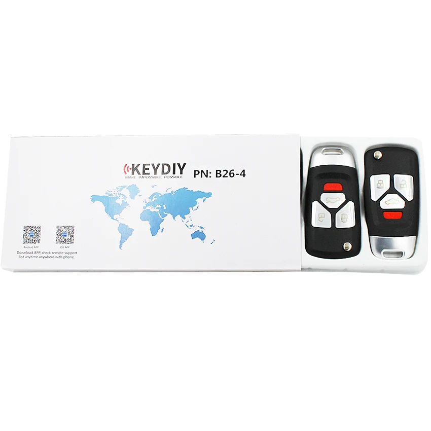 Keydiy 4 кнопки B26-3+ 1 B26-4 Стиль универсальный пульт дистанционного управления Управление Key b-серия для KD900 KD900+, URG200 KD-X2
