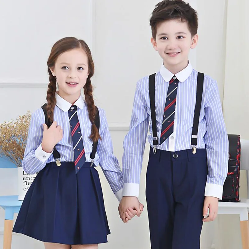 Белая рубашка с длинными рукавами для мальчиков Детские официальные рубашки