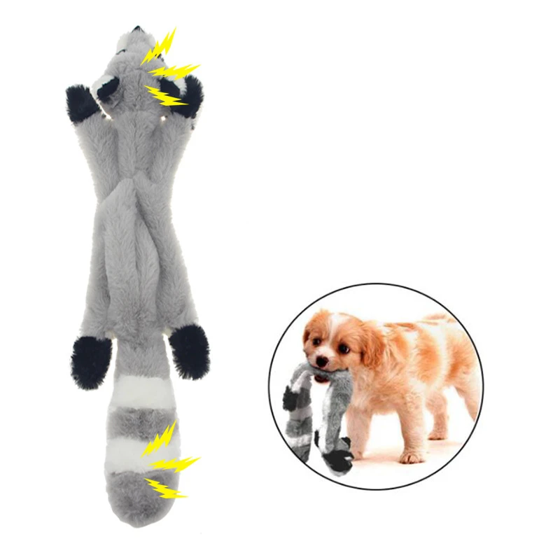 

Cartoon Wild Squeaky Toys For Dogs 4 Colors Funny Fleece Durability Plush Chew Teeth Cat Toy For Small Medium Pet Puppy Supplies