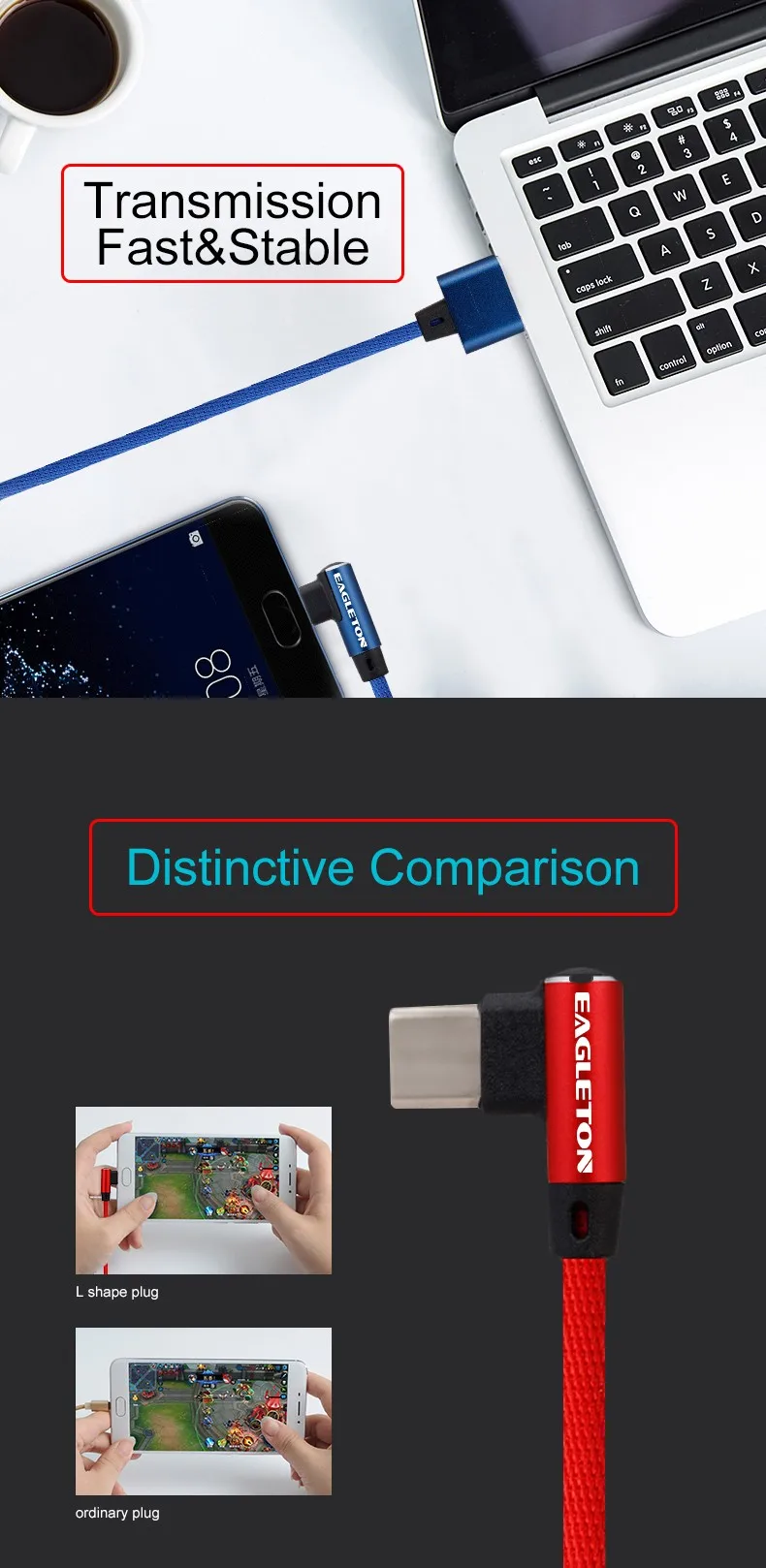 Высокое качество l-образный прямоугольный компонент 90 usb-кабель micro
