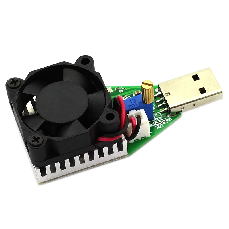 BMBY-Mini USB 0.15A-3A электронный модуль тестер нагрузки регулируемый постоянный ток для 3,7 V~ 13V 15W непрерывного разряда Intelli