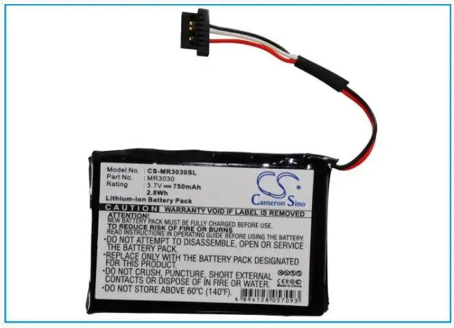Cameron sino 750 mAh аккумулятор для MAGELLAN RoadMate 3030 3030-LM MR3030 gps, аккумулятор для навигатора