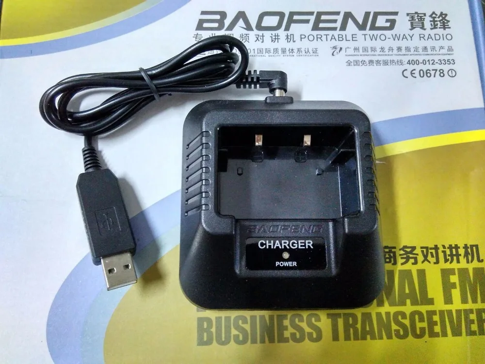 Walkie talkie USB зарядный кабель для Baofeng BF-UV5R UV82 8D 6D UV5RA UV5RB UV5RE 3,5 мм разъем зарядного устройства