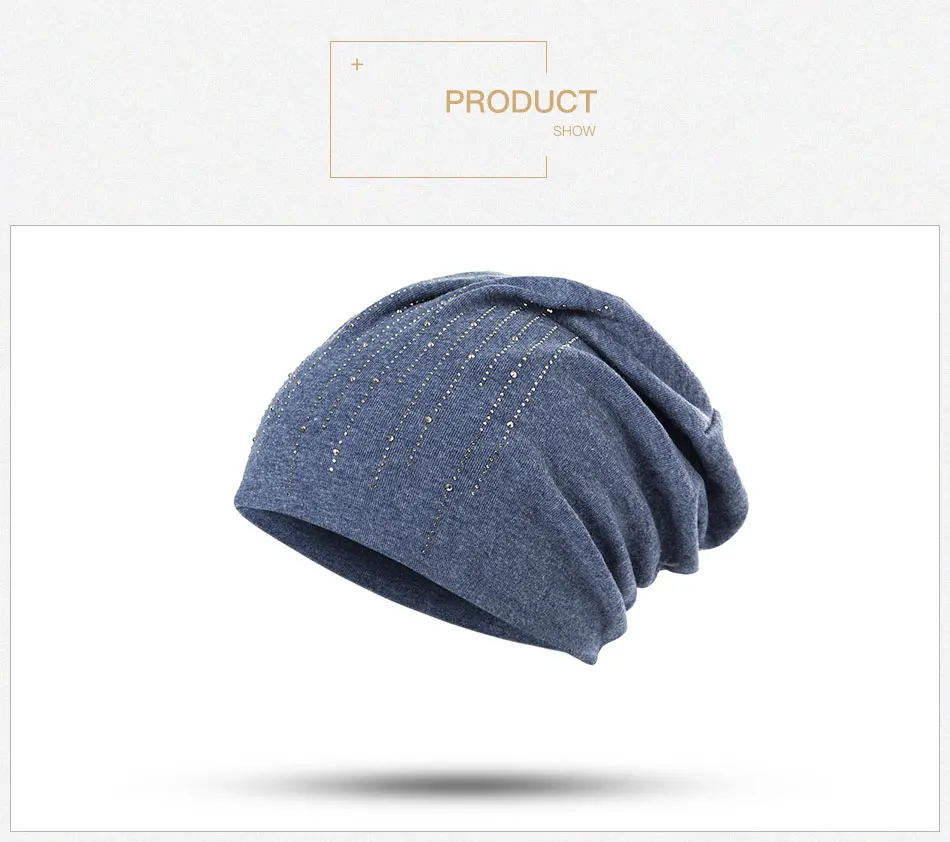 URDIAMOND, новинка, зимняя женская шапка, повседневная, одноцветная, Skullies Beanies, стразы, шапка, модная, теплая, женская шапка, хлопок, женская шапка