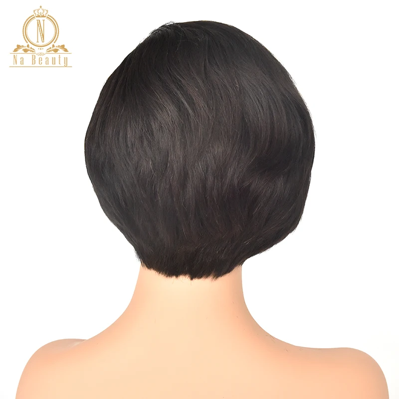 13x6 человеческие волосы на кружеве короткий боб парики Pixie Cut Ombre Цвет 1B 27 613 блонд черный прямые для женщин бразильские волосы remy