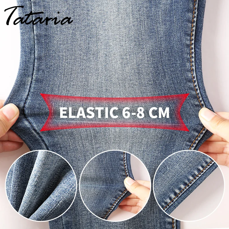 Tataria узкие джинсы для женщин, винтажные Стильные черные женские джинсы, женские джинсовые узкие брюки, Стрейчевые корейские джинсы для женщин