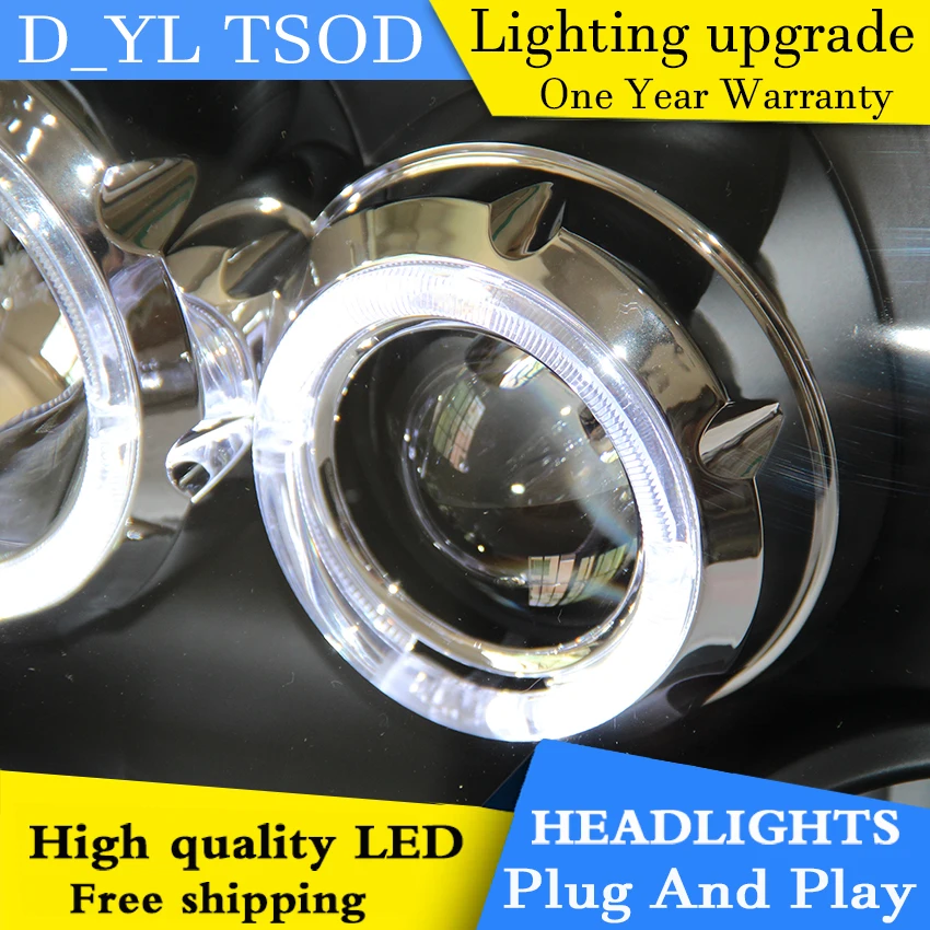 DY_L Автомобиль Стайлинг фара для Mitsubishi Pajero 2004-2013 светодиодный фары DRL H7/D2H HID Xenon Биксеноновые линзы