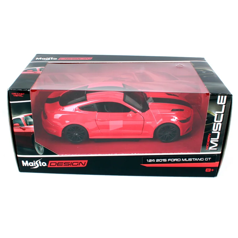 Maisto 1:24 Ford Mustang GT Современная мышечная литая модель автомобиля игрушка Новинка в коробке 31369