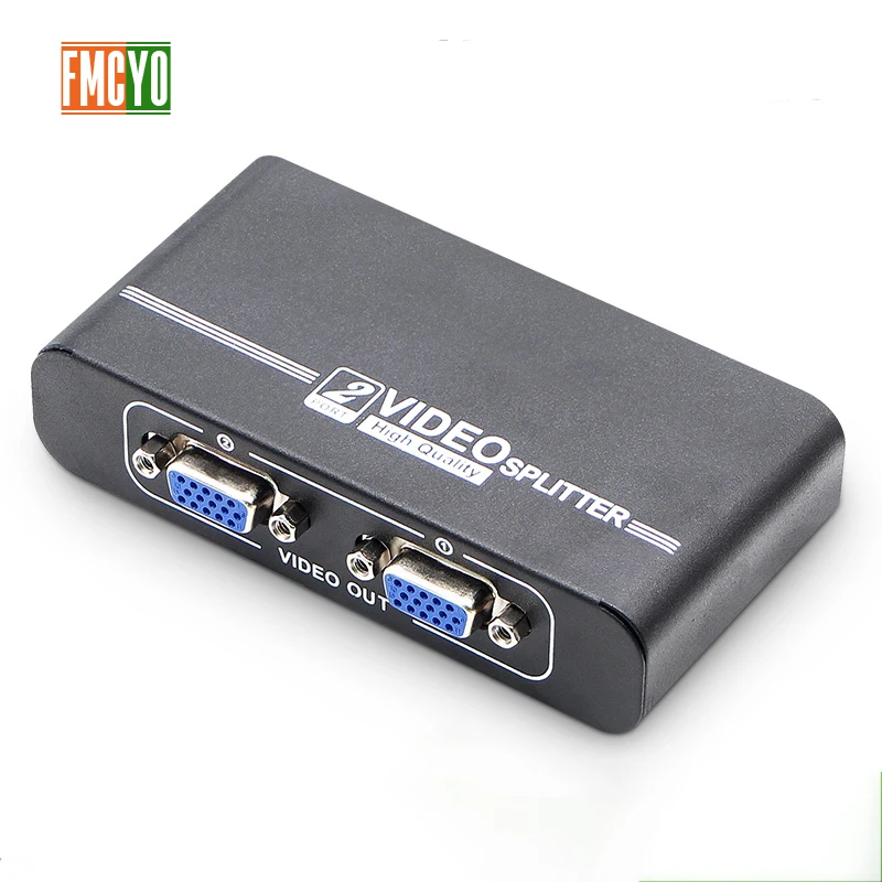 

Kvm Splitter VGA 2 Port USB 2.0 KVM Splitter 1440P VGA SVGA Switcher Splitter Box for Keyboard Mouse 50m