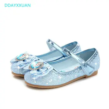 

Children Princess Shoes for Kids Girls Sandals New Fashion Spring Cute Elsa Sandals Chaussure Enfants Flat Party Elsa Shoes
